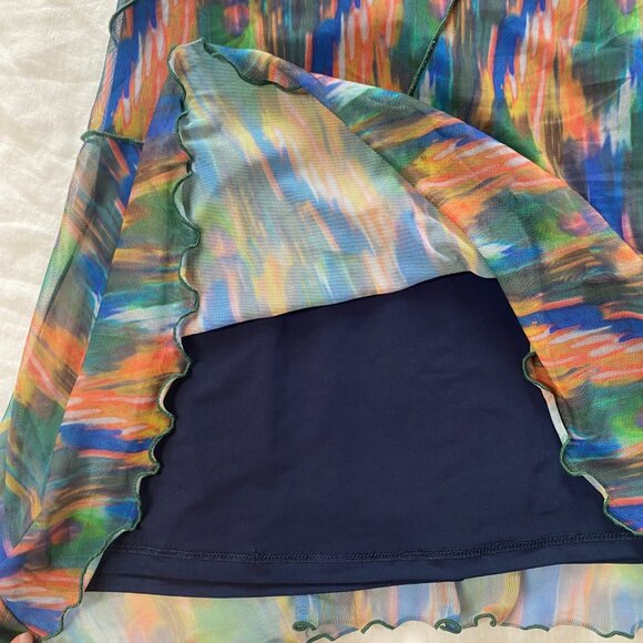 NWT UO Moxie Mesh Mini Dress L - Picture 3 of 5